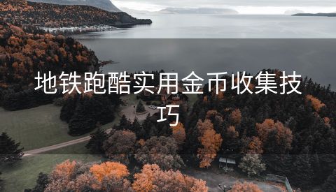 地铁跑酷实用金币收集技巧