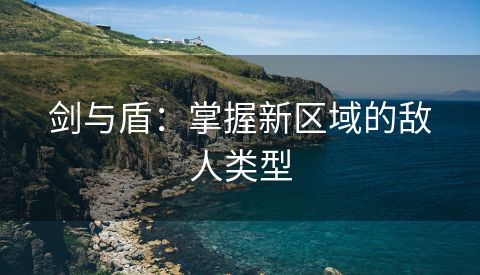 剑与盾：掌握新区域的敌人类型