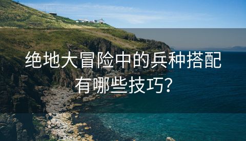 绝地大冒险中的兵种搭配有哪些技巧？