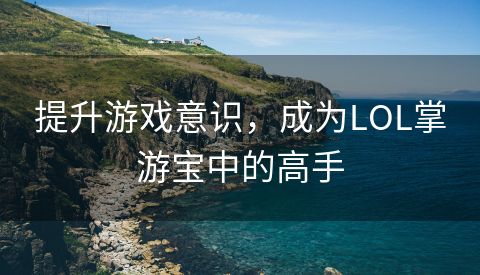 提升游戏意识，成为LOL掌游宝中的高手