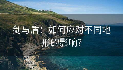 剑与盾：如何应对不同地形的影响？