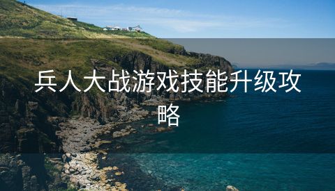 兵人大战游戏技能升级攻略