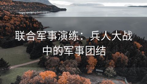 联合军事演练：兵人大战中的军事团结