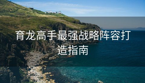 育龙高手最强战略阵容打造指南