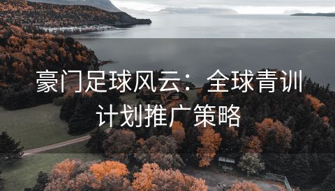 豪门足球风云：全球青训计划推广策略