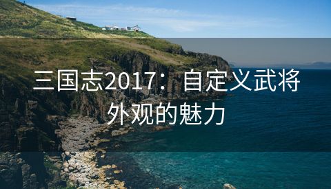 三国志2017：自定义武将外观的魅力