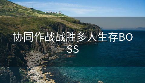 协同作战战胜多人生存BOSS