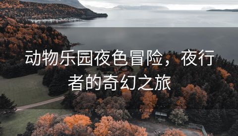 动物乐园夜色冒险，夜行者的奇幻之旅